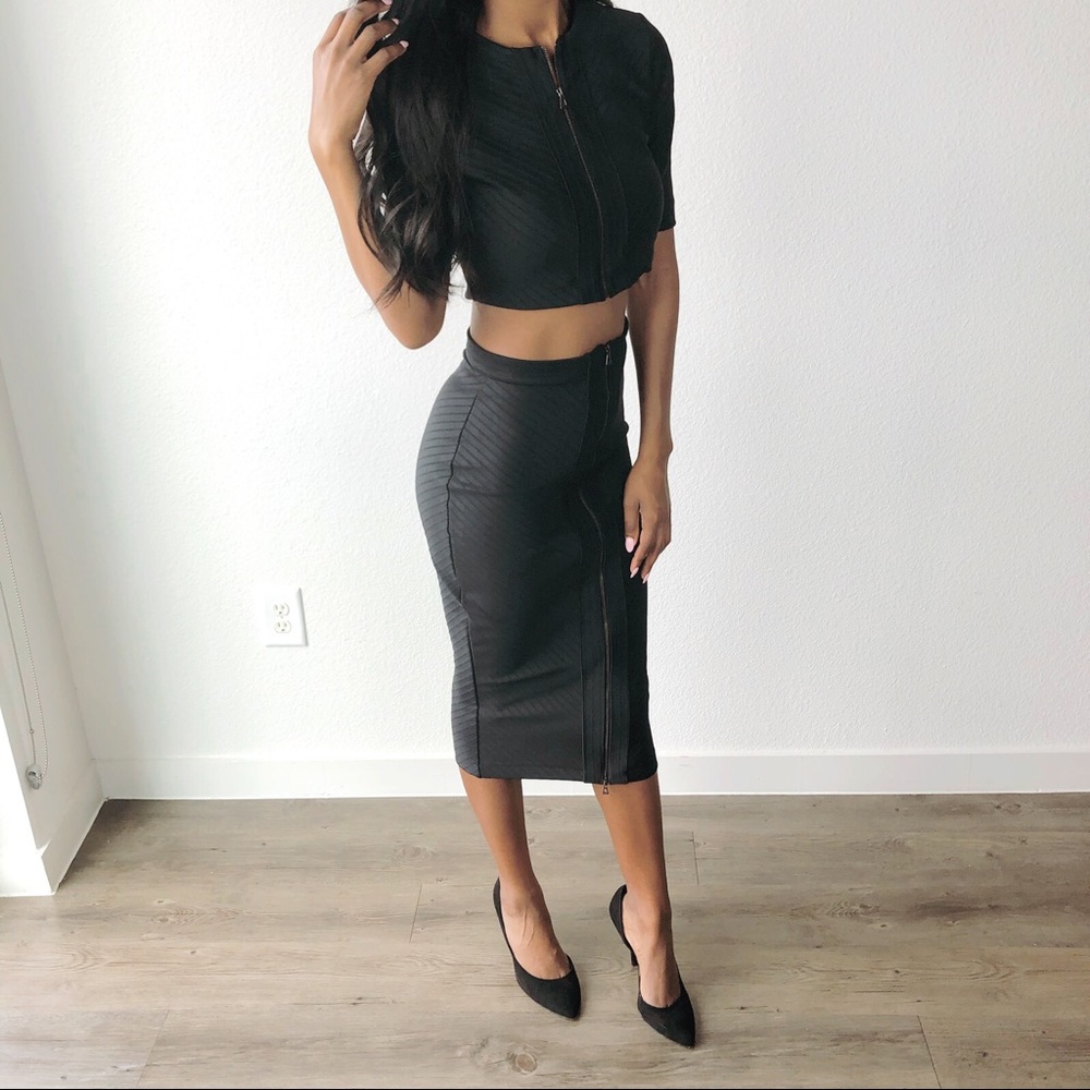 Zara black two piece